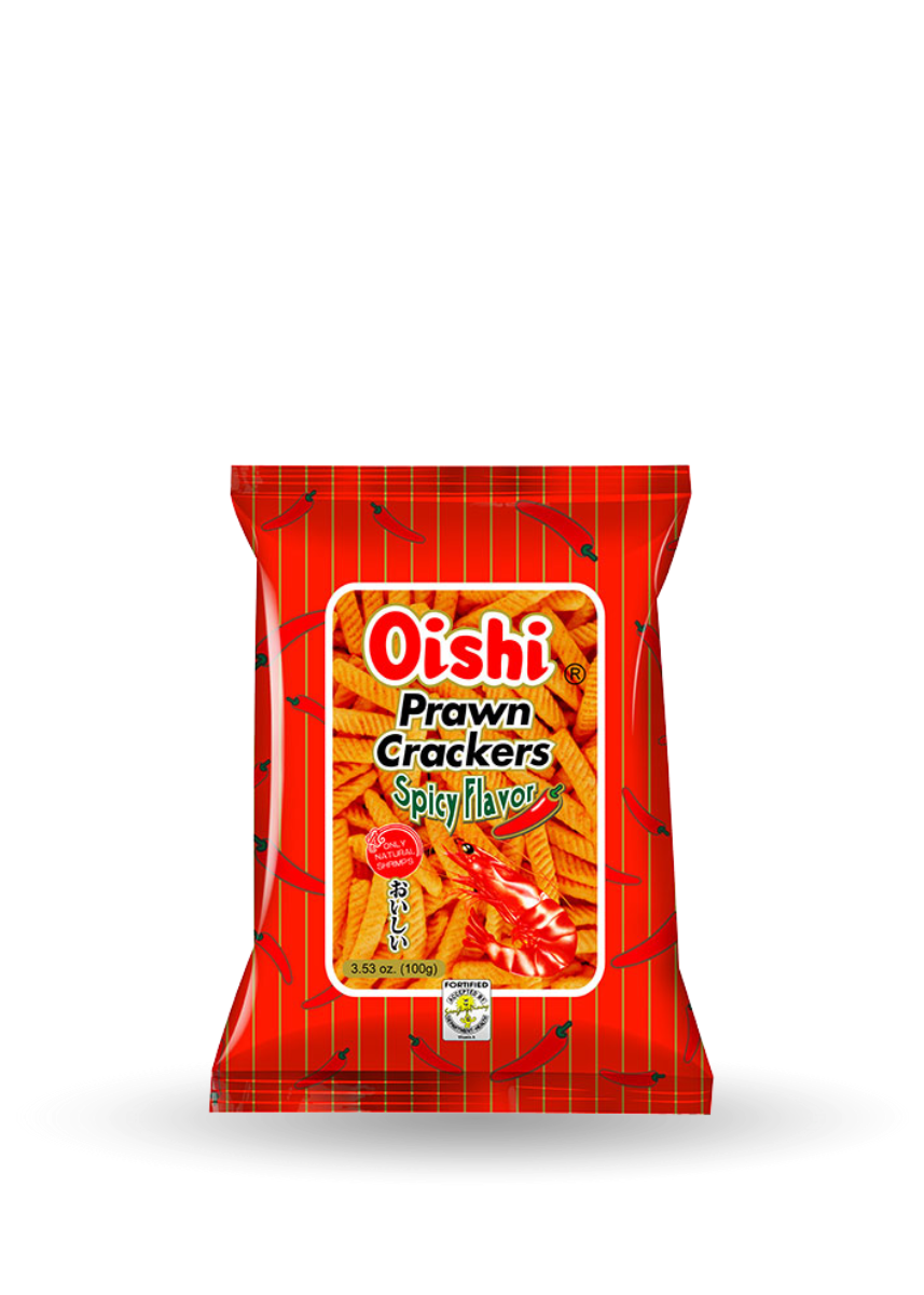Oishi | Prawn Crackers | Spicy Flavor