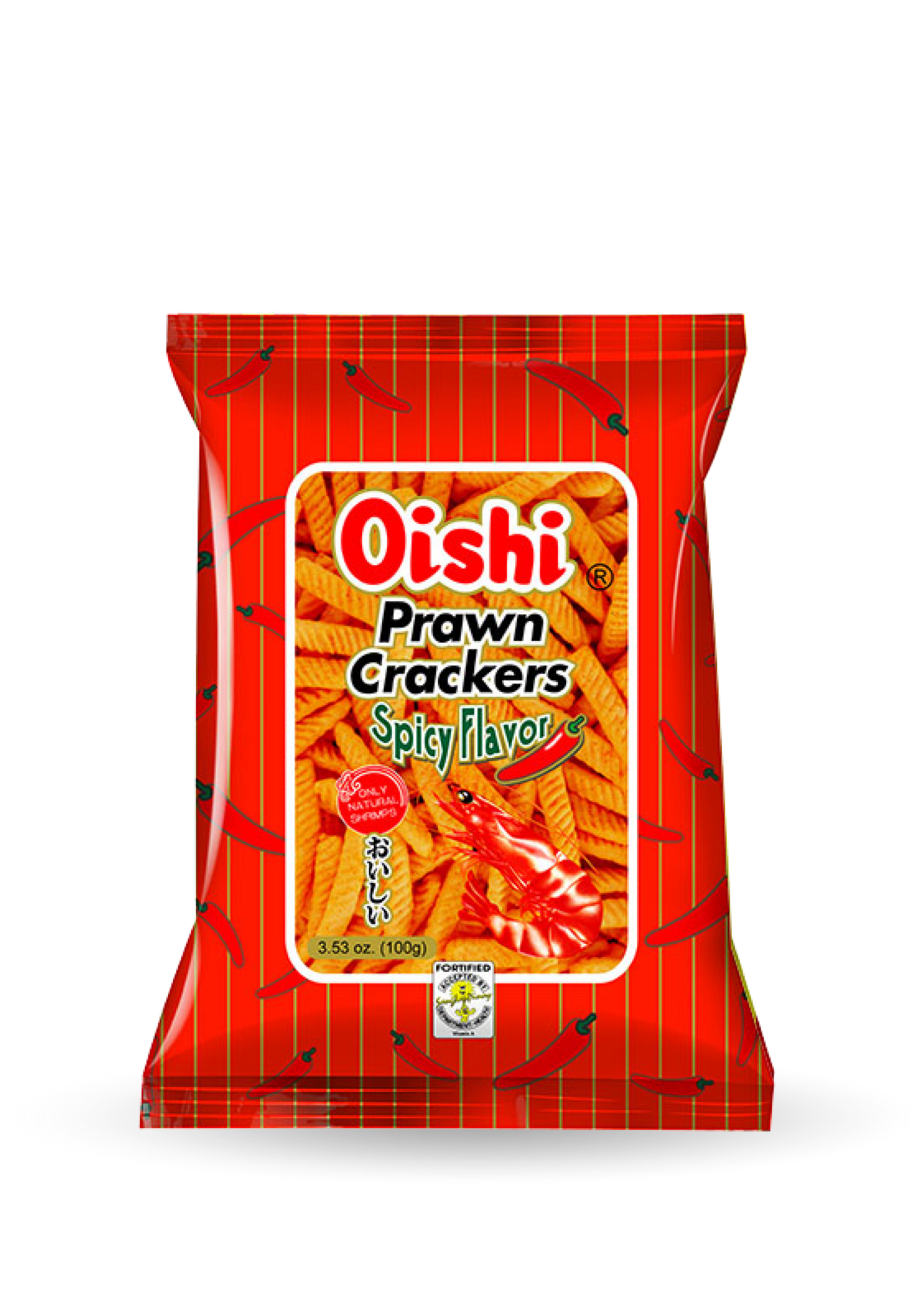Oishi | Krekerji s kozicami | Pekoče