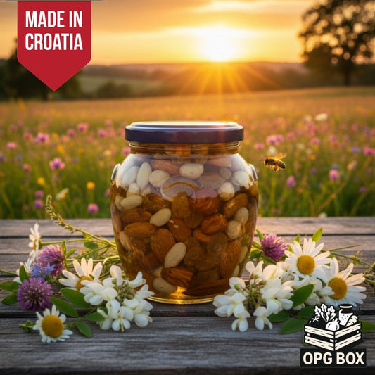Mixed nuts in Acacia Honey 350g