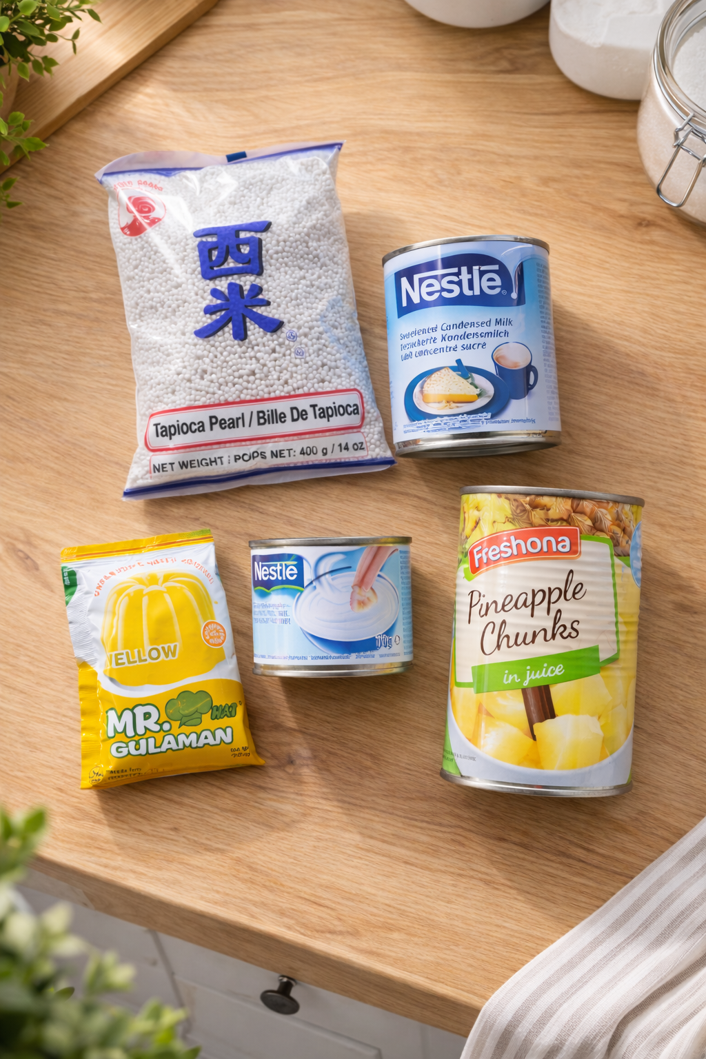 🍮✨ Filipino Fruit Salad with Gulaman & Tapioca! ✨🍮