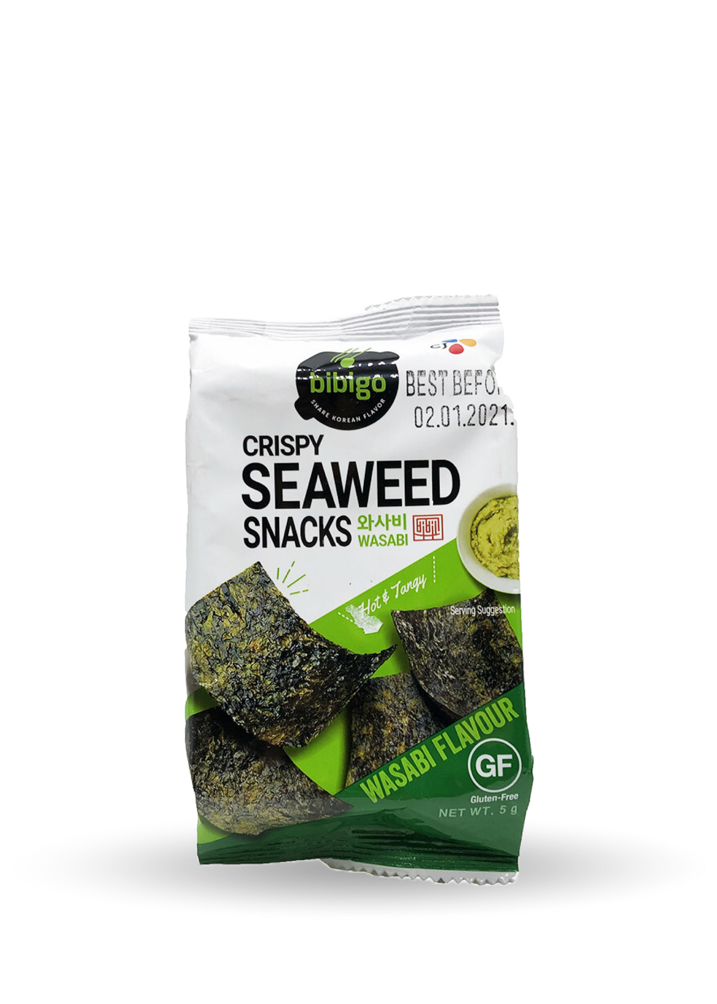 Bibigo | Crispy Sea Weed Snacks | Wasabi