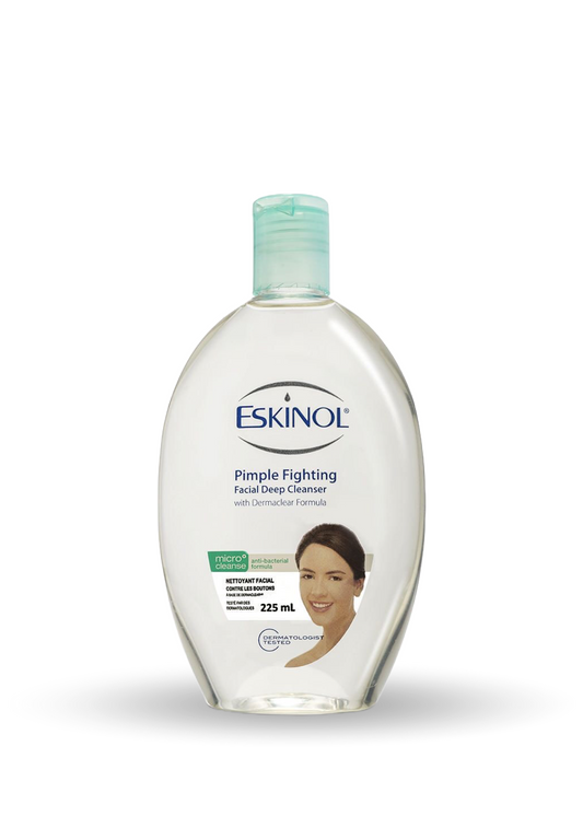 Eskinol | Sredstvo za čišćenje lica protiv prištića s dermaclearom
