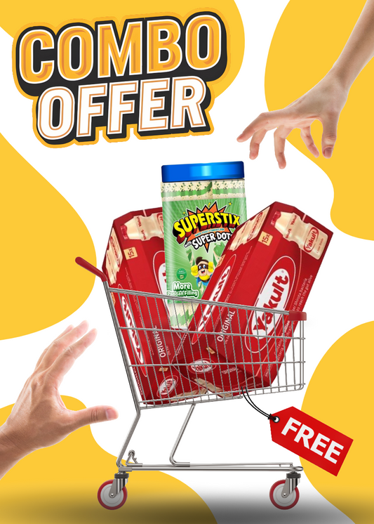 Yakult 2 Boxes + FREE Superstix