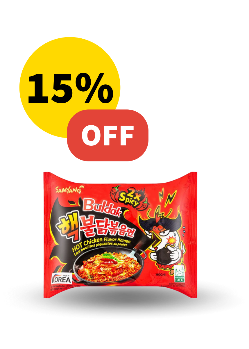 SamYang | Buldak Ramen | Double pekoči piščanec