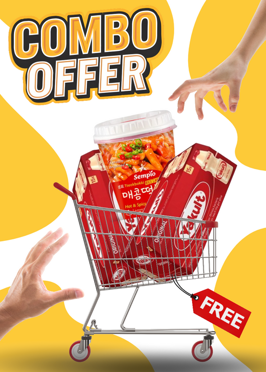 Yakult 2 Boxes + FREE Sempio Tteokbokki Hot & Spicy