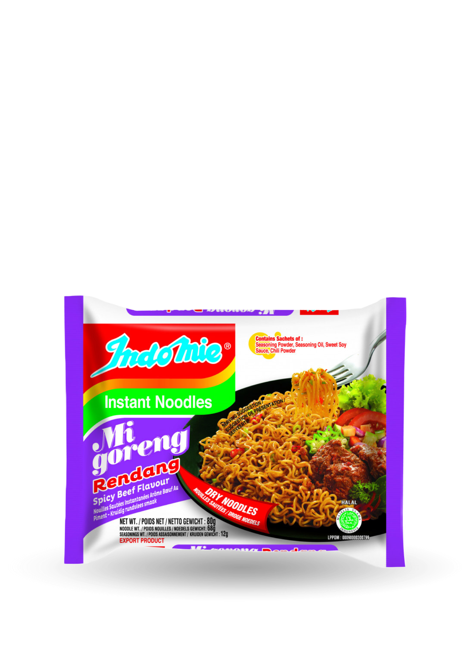 Indomie | Mi Goreng Rendang | Pekoča govedina