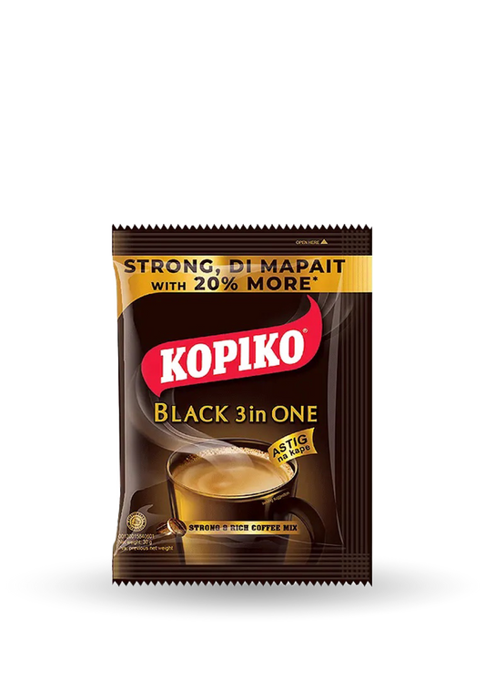 Kopiko | Fekete instant kávé 3 az 1-ben