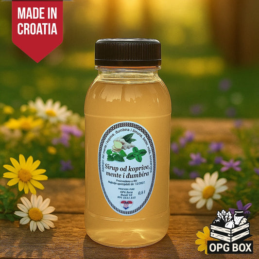 Nettle, Mint and Ginger Syrup 500ml