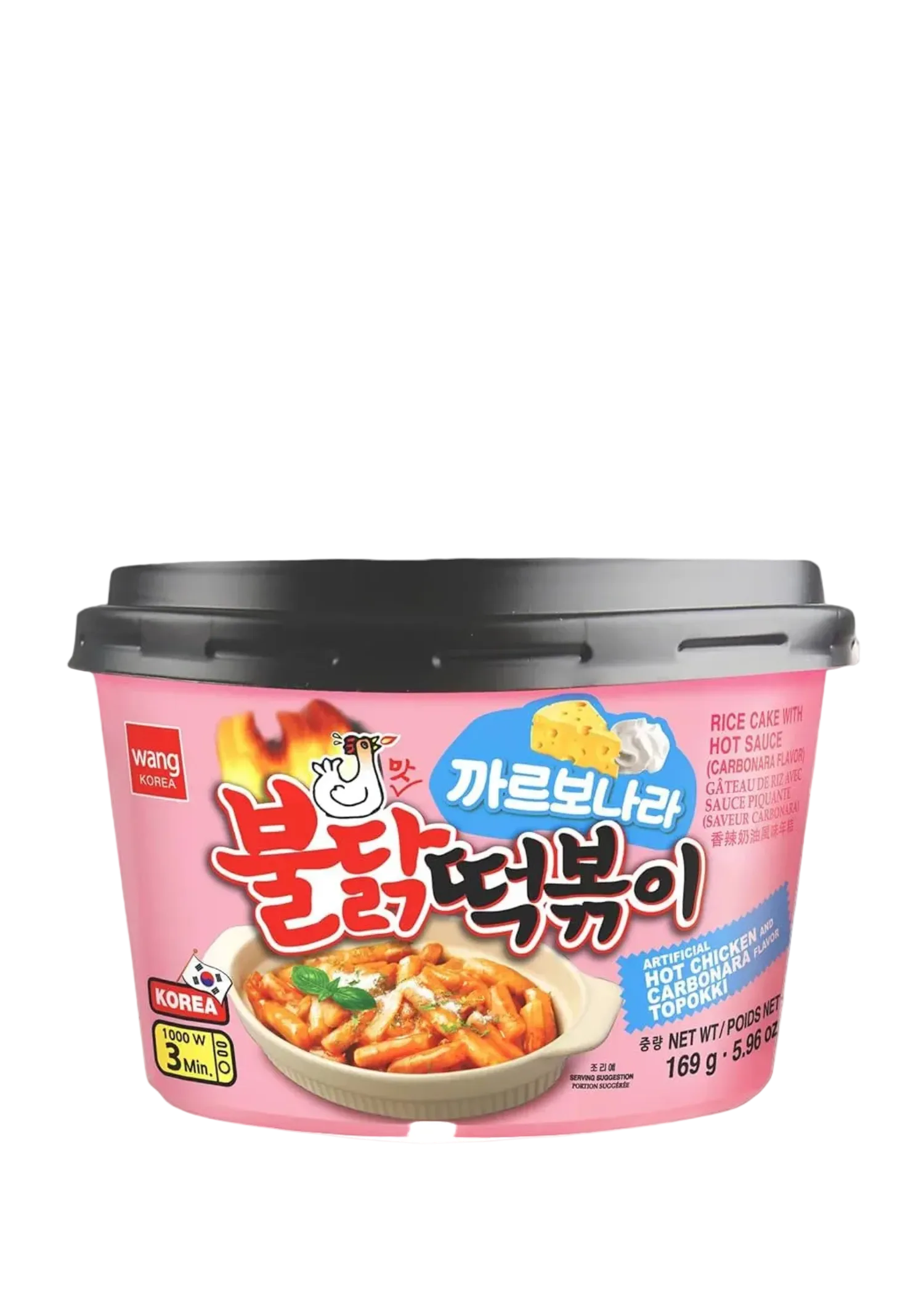 Wang | Hot Chicken Carbonara | Tteokbokki