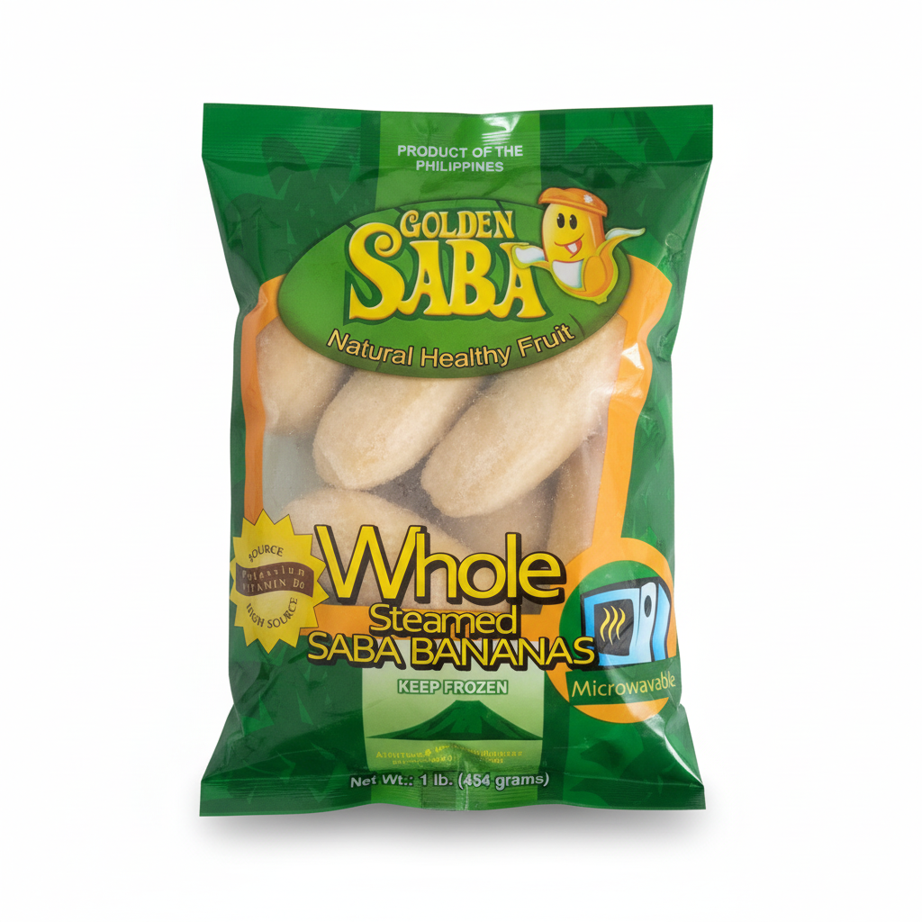 Whole Saba Banana | Golden Saba