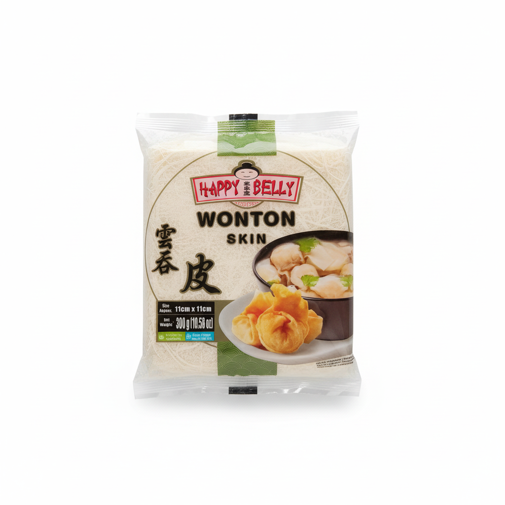 Wonton Skin 110mm 30sheets | Happy Belly