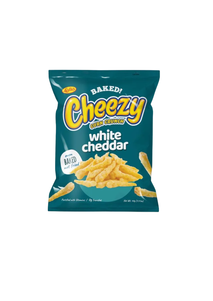 Leslie’s | Cheezy Baked | White Cheddar